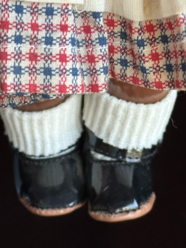 Pair of Vintage Composition Vernon Seeley Campbell Kids Dark Complexion Dolls