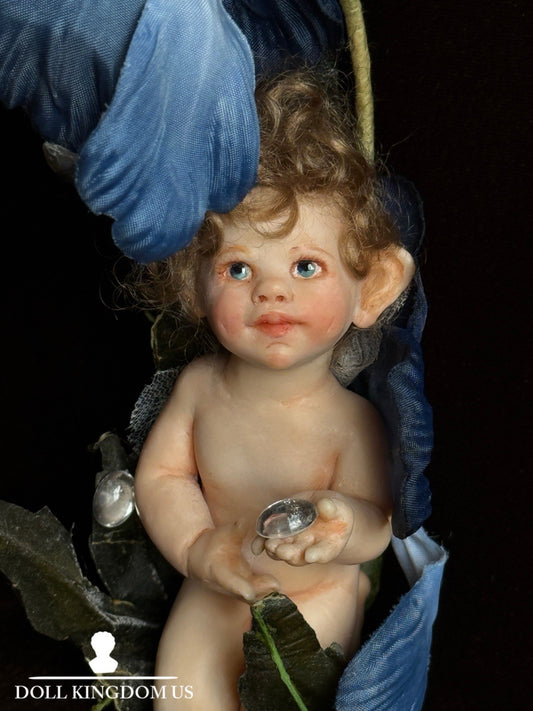 OOAK Miniature Contemporary Artist Polymer Clay Elf Doll