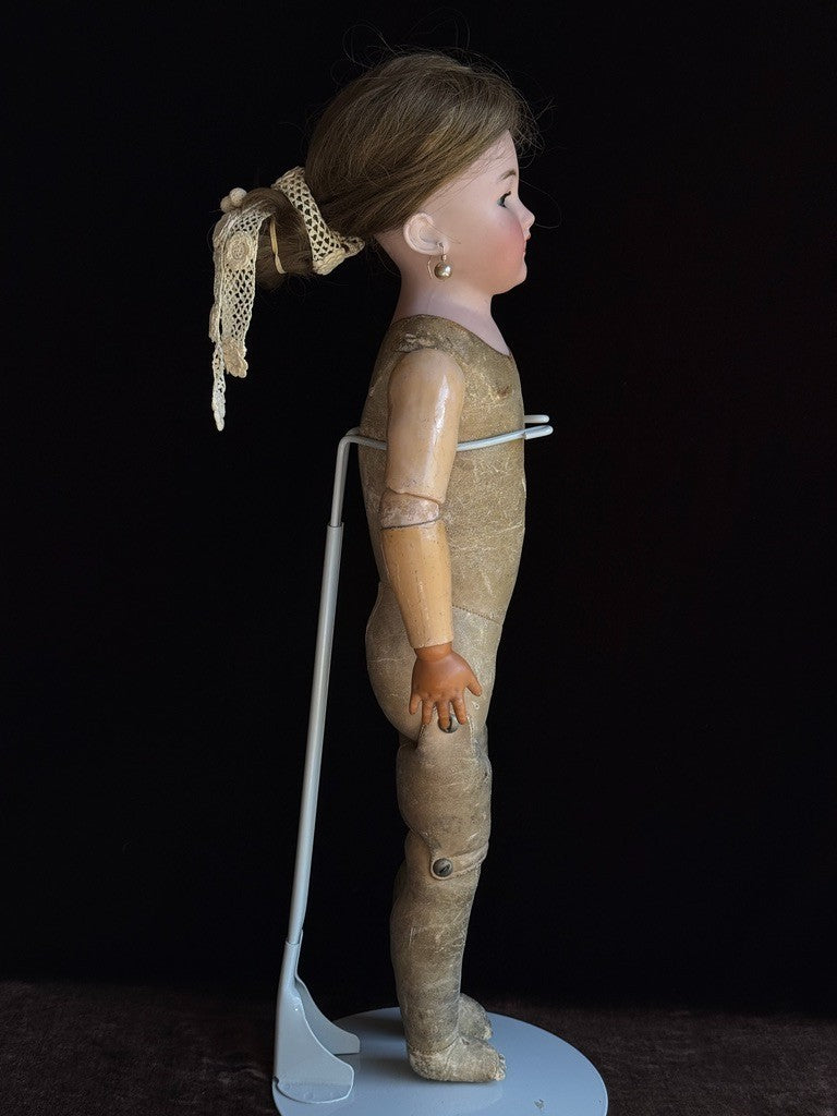 Antique German 22” Simon Halbig 1250 Bisque Shoulder Head Doll