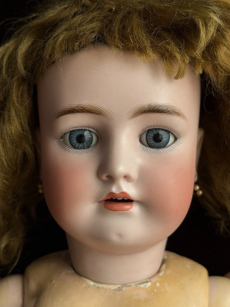 Antique German 29” Simon Halbig Heinrich  Handwerck Bisque Head Doll