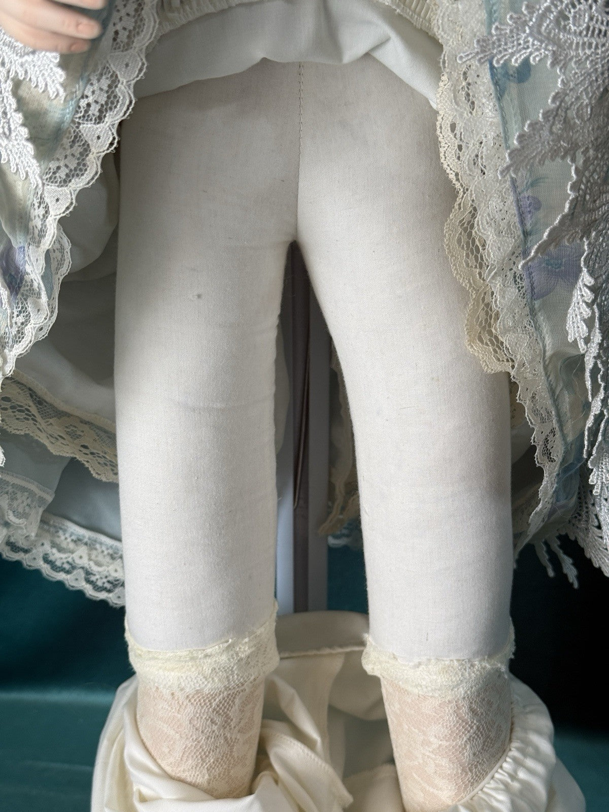 Large Mary Benner 29” Porcelain Doll Chole LE 750 With Tag/Stand