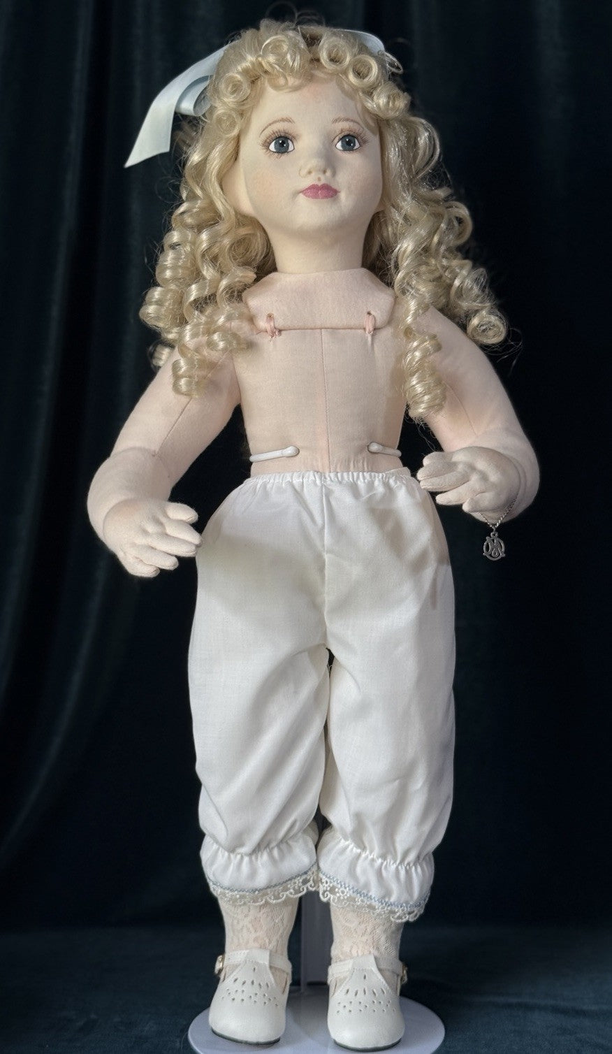 Collectible Felt and Porcelain Doll “Alleah” by Marie Osmond Heartfelt LE 250