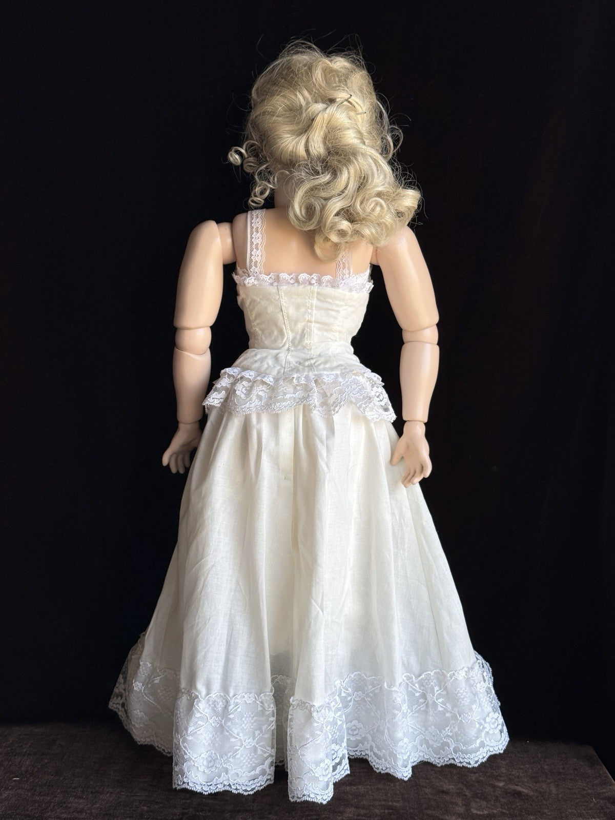 Large Porcelain 31" Repro of Antique Bru Lady Grace Caracter Doll by Rose Pinkul