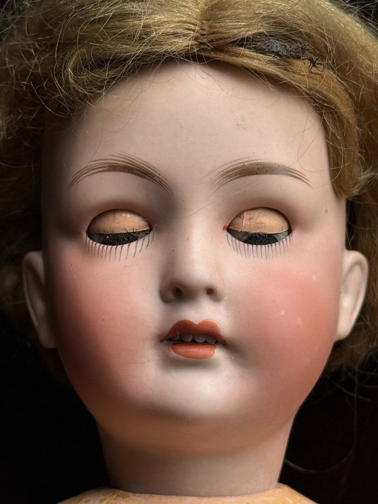 Antique German 18” Gebrüder Ohlhaver Revalo 10727 Bisque Head Doll