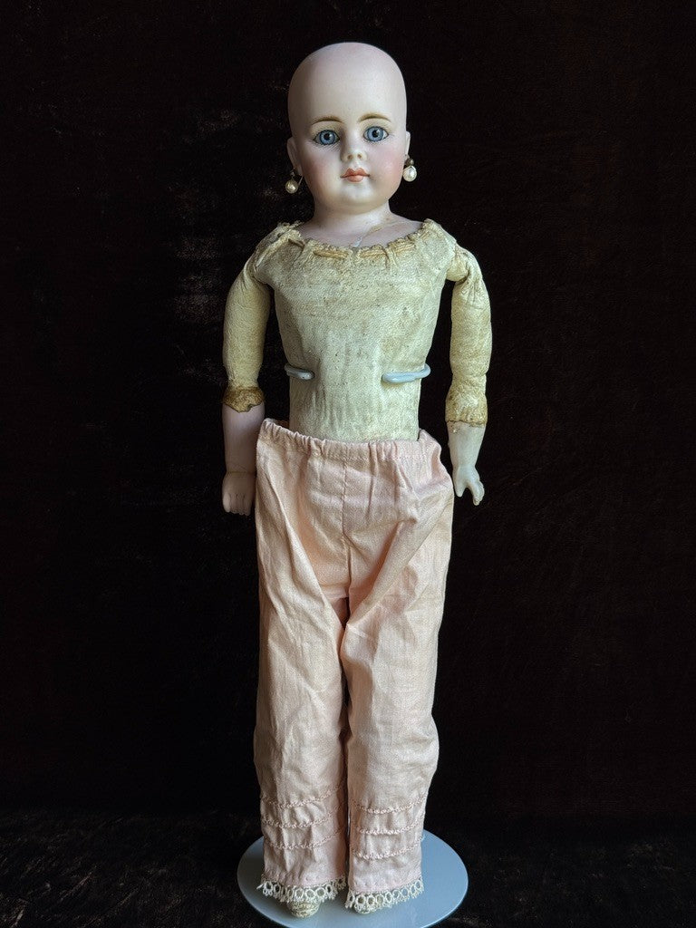 Antique German 16” Gebrüder Kuhnlenz 50 Simon Halbig Belton Bisuqe Head Doll