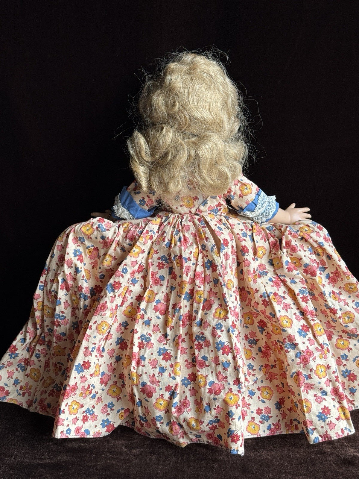 Vintage Effanbee 15.5” Composition Anne Shirley Colonial Prosperity 1711 Doll