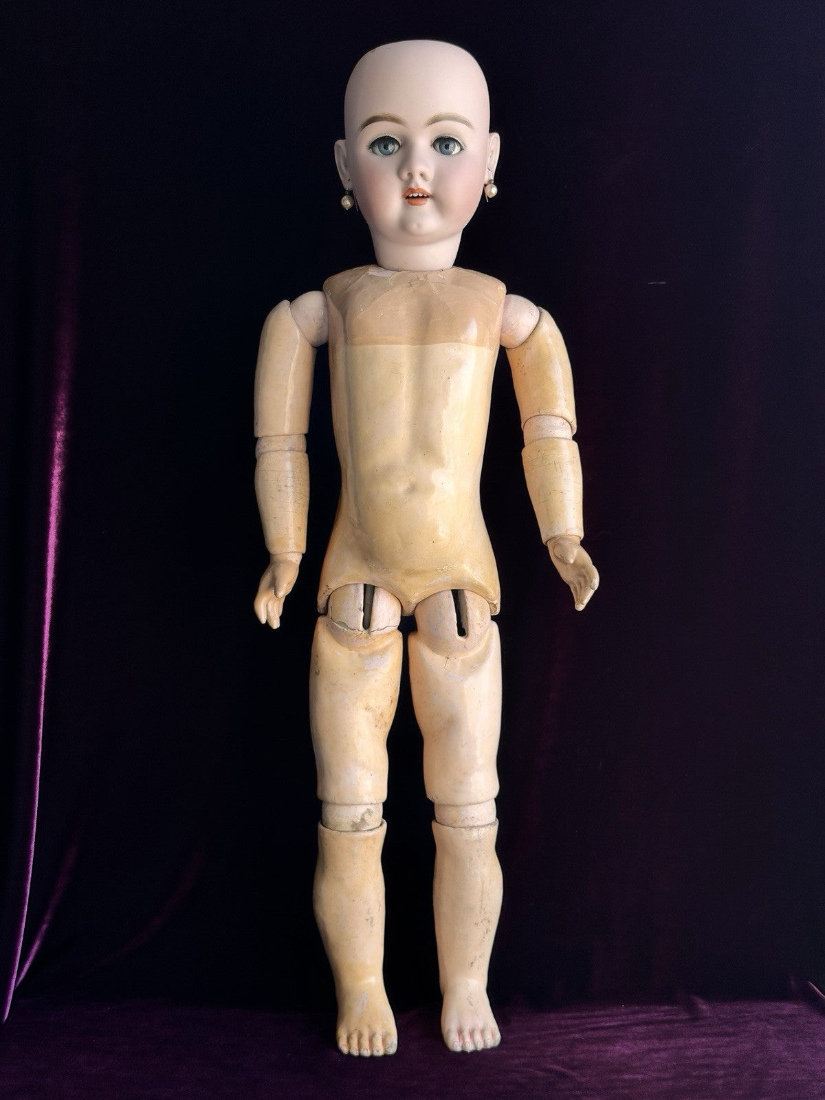 Antique German 30” Heinrich  Handwerck 109 Bisque Head Doll