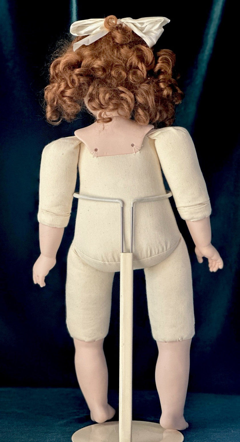 Collectible Artist 22” Porcelain Doll “Moni” by Ruth Treffeisen LE 51/100 COA