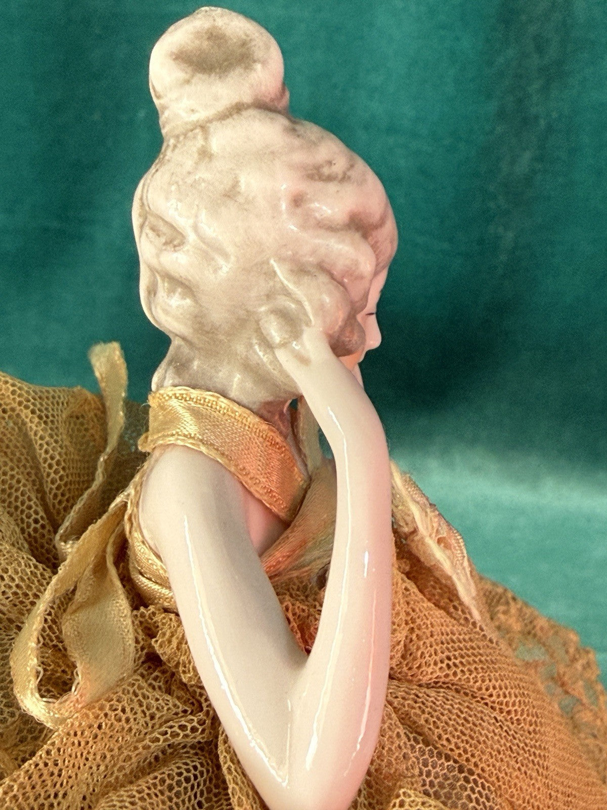Antique German Pin Cushion Half Doll
