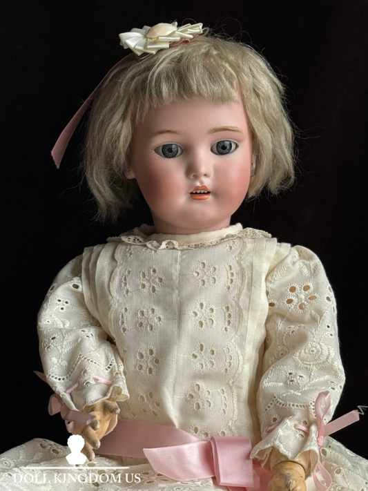 Antique German 22.5” Simon Halbig Baby Blanche Bisque Head Doll