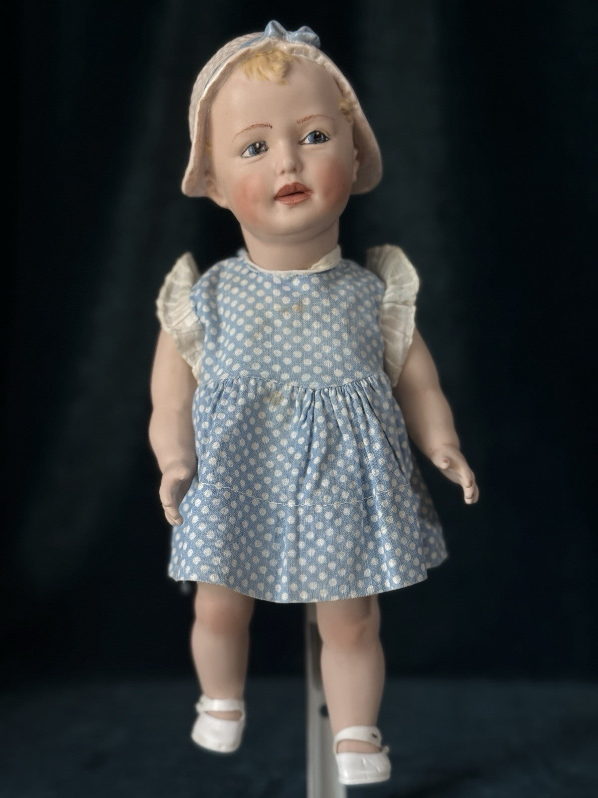 Lot Of 4 Artist Reproduction 10”, 11”, 12” and 13” Porcelain Dolls