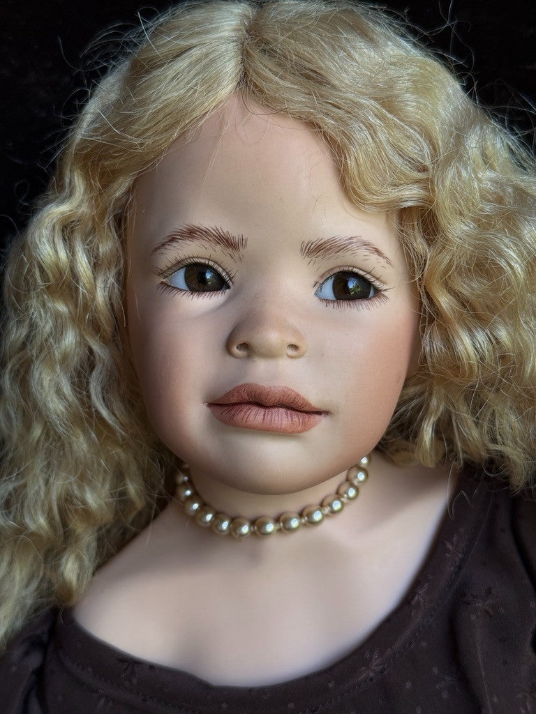 Lifelike Artist Porcelain 26” (?) Heidi Plusczok Doll LE 12