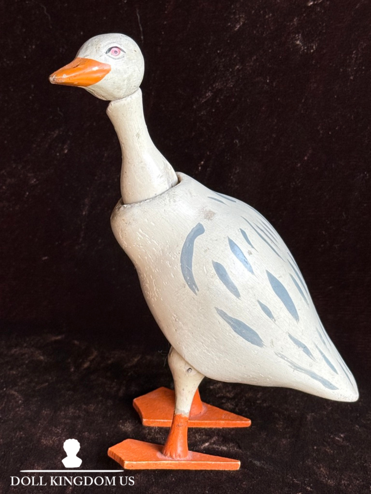 Rare Antique American 6” Schoenhut Circus Goose Wooden Jointed Doll