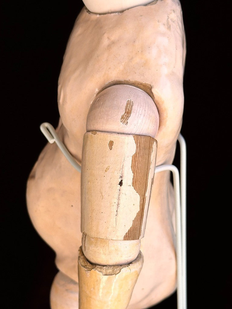 Antique German 20.5” Sonnenberg 117 Belton Type Closed Mouth Bisque Head Doll