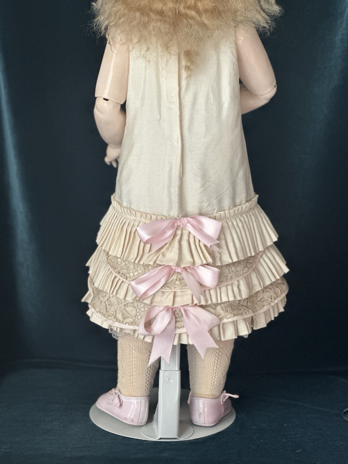 Vintage Artist Reproduction of Antique French Bru Jne 27” Doll Porcelain Head