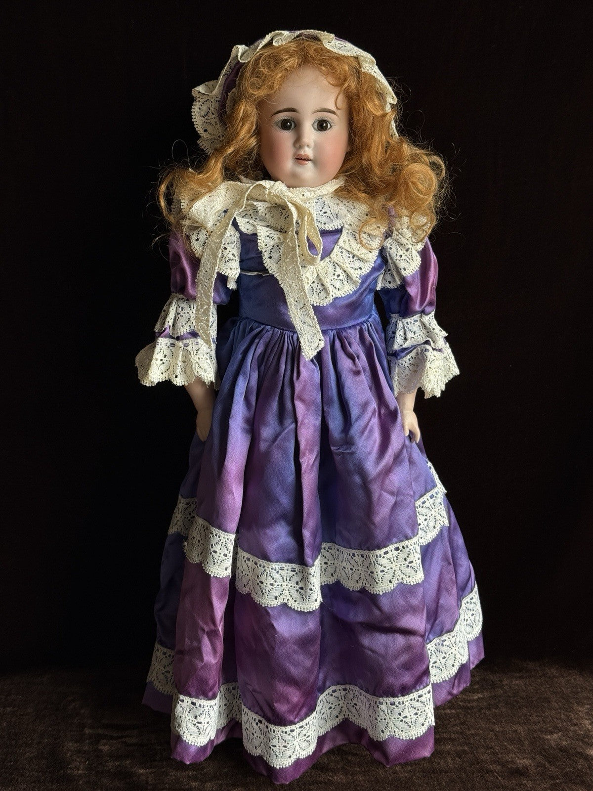 Antique German 19” Heubach Koppelsdorf (?) Bisque Shoulder Head Doll