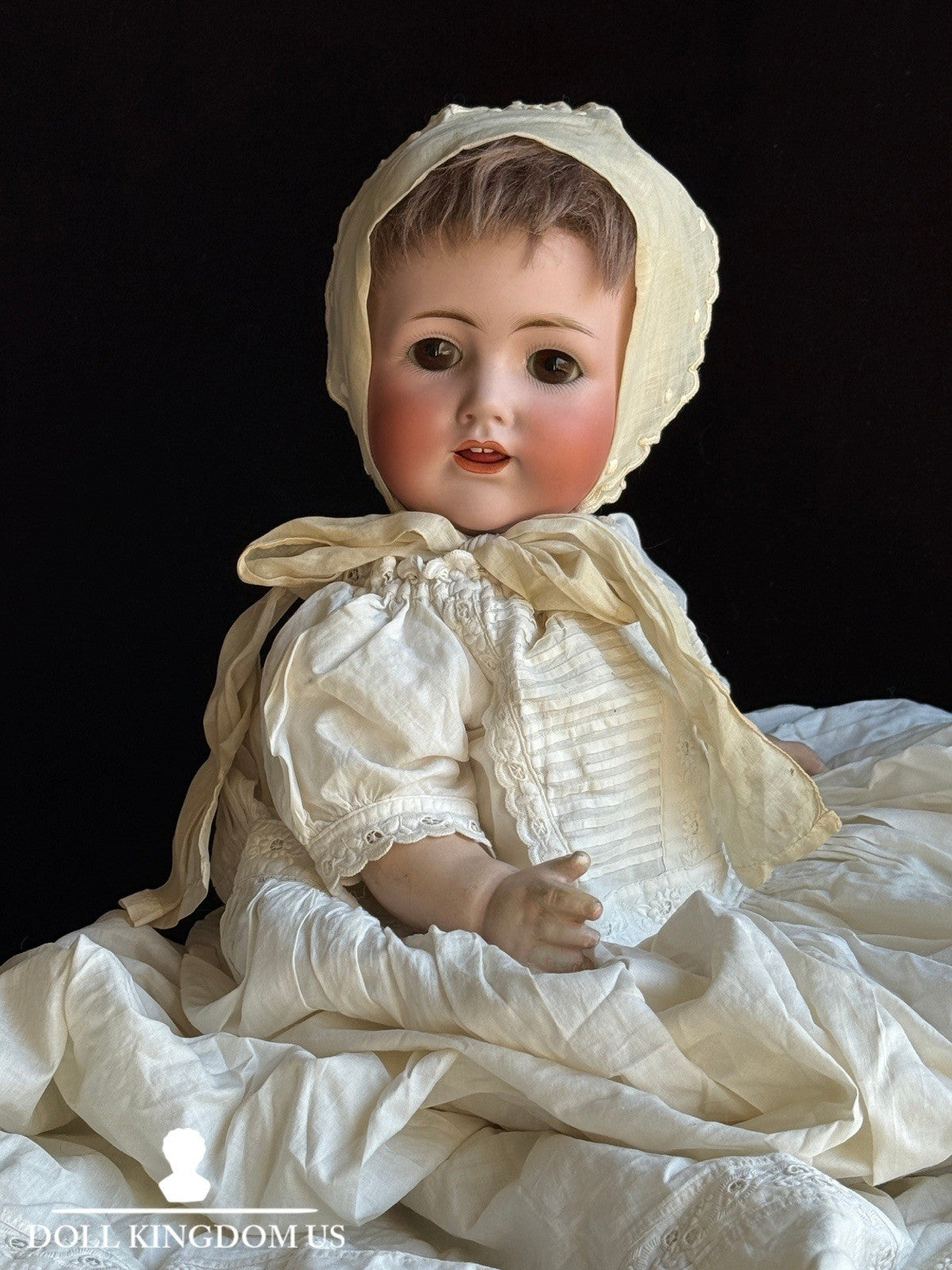 Antique German 16” Kestner JDK 257 Bisque Head Baby Doll