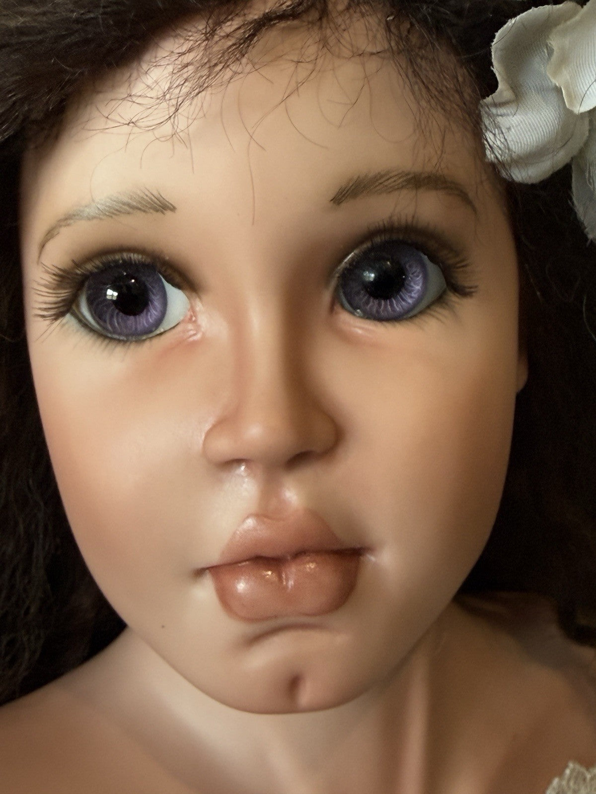 Artist Karen Alderson Blandford Bisque Porcelain 1996 Doll “Jacaranda”LE 2/10