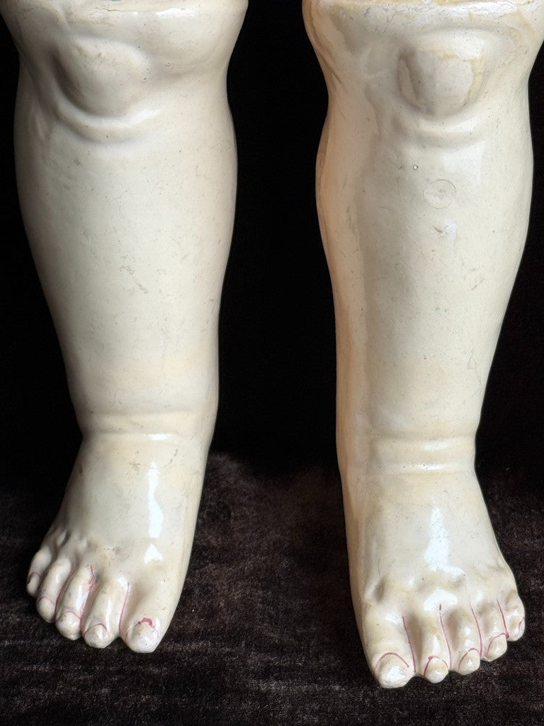 Antique German 29” Simon Halbig Heinrich  Handwerck Bisque Head Doll