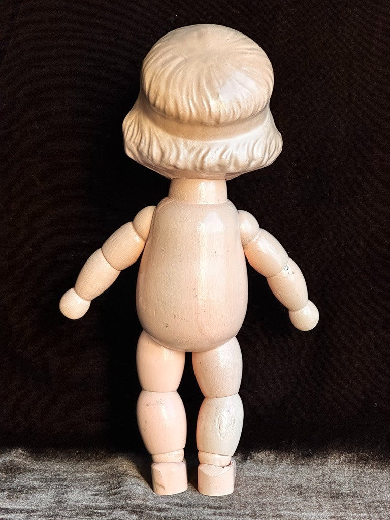 Vintage 9.75" Cameo Kallus Margie Composition/Wood Doll