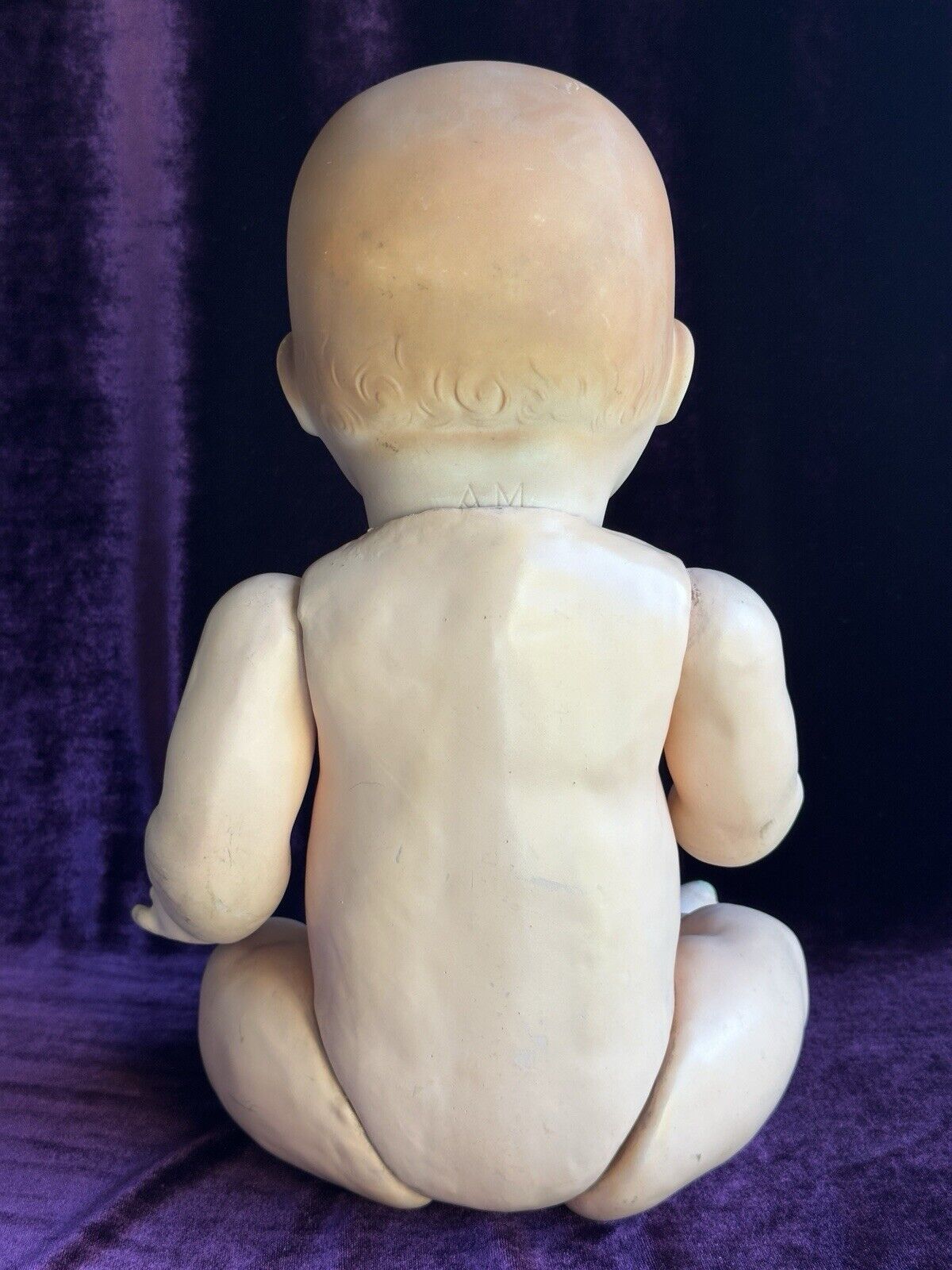 Large Antique German 17" Armand Marseille 351/8 Dream Baby Bisque Head Doll