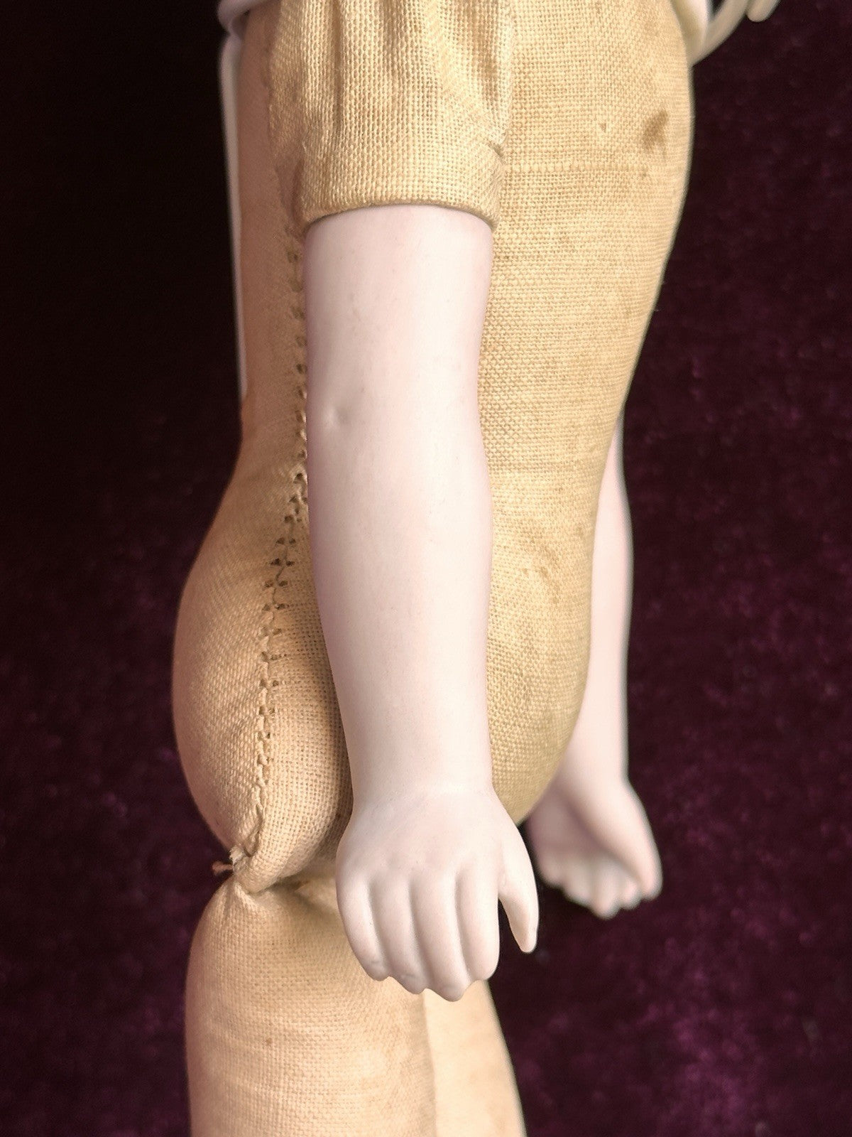 Antique German 10.75” Alt, Beck & Gottschalck Highland Mary Bisque Parian Doll