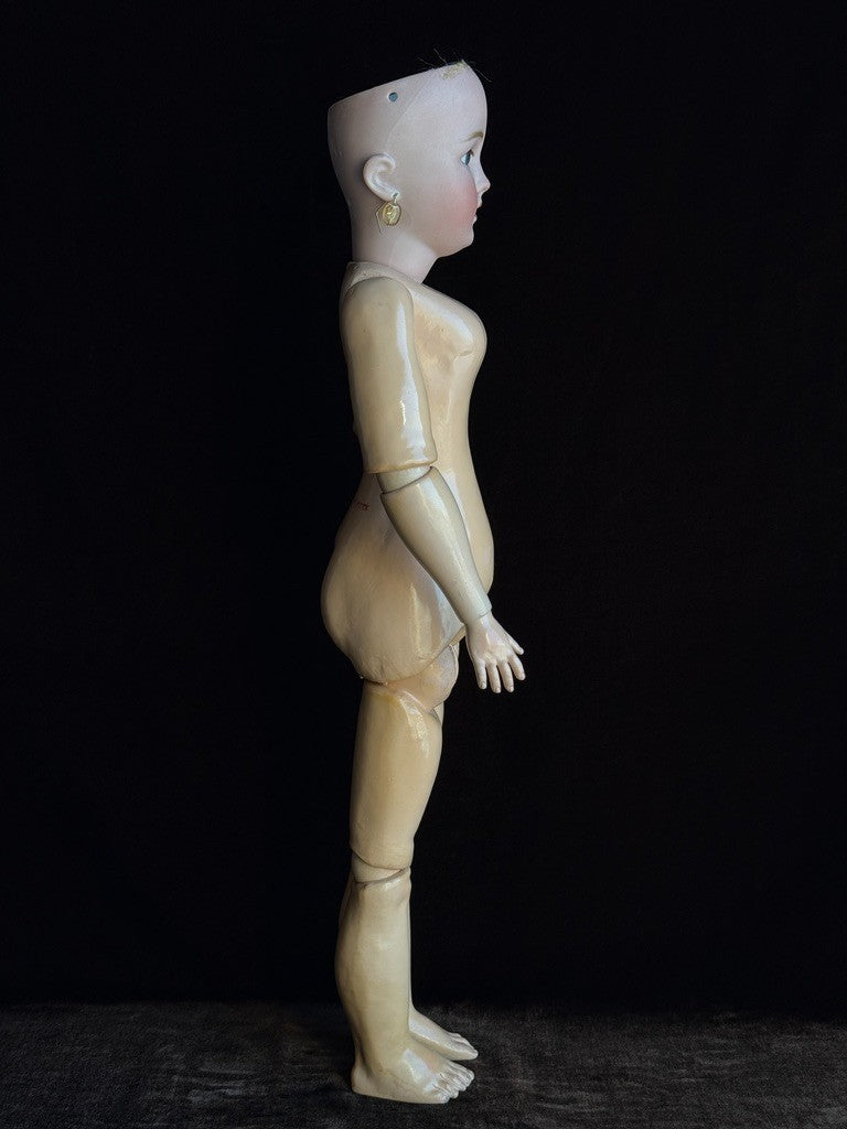Antique German 21.5” Simon Halbig 1159 Fashion Lady Bisque Head Gibson Girl Doll