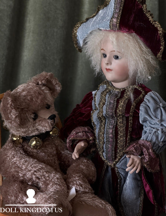 Vintage Reproduction of Antique French Francois Gauthier 29” Polichinelle Doll