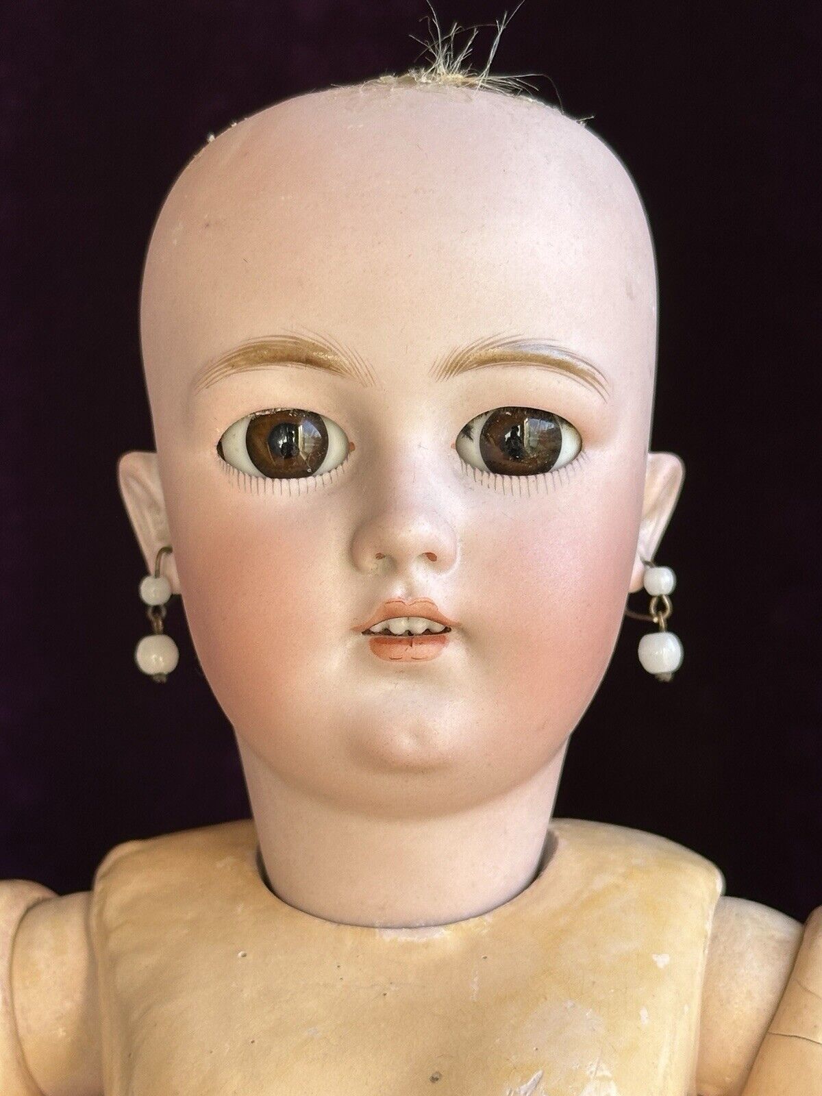 Antique German 21” Simon Halbig 1159 Fashion Lady Bisque Head Gibson Girl Doll