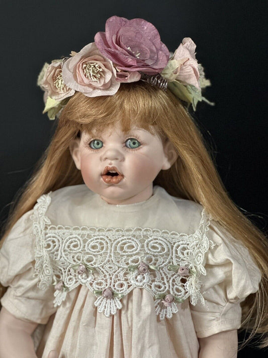 Collectible Porcelain 22” Doll “Arielle” by Fayzah Spanos LE 1000