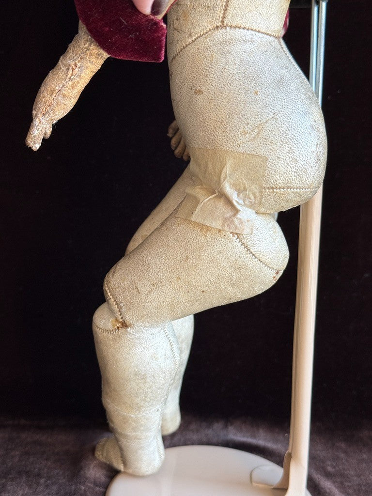 Antique French 18" Barrois Bisque Shoulder Head Fashion Doll