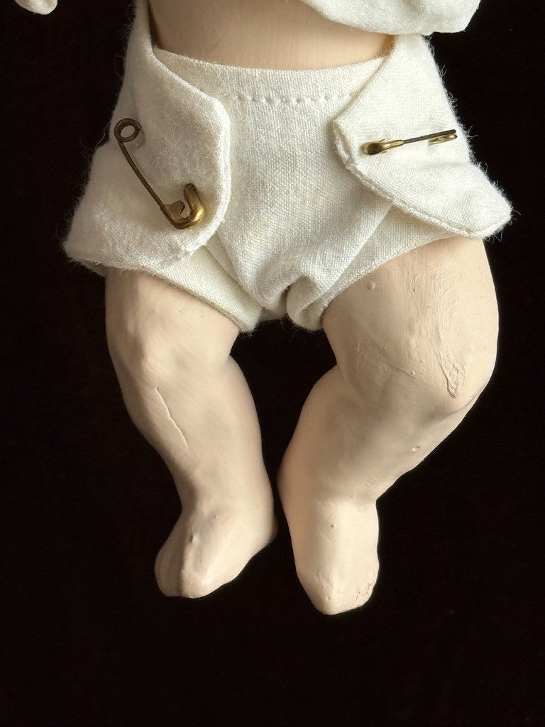 OOAK Collectible 7" Kathy Redmond Porcelain Prince (?) Baby Doll