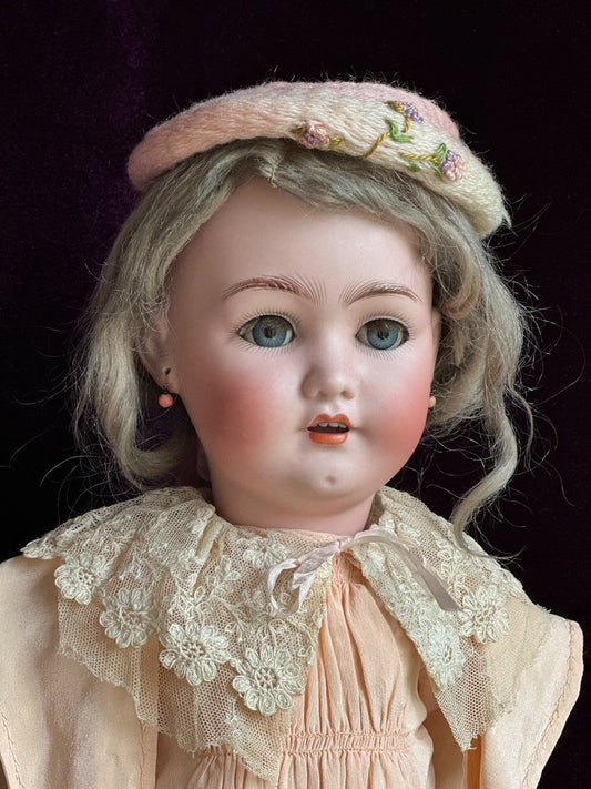 Rare Antique German  21" Franz Schmidt 53 Bisque Head Doll