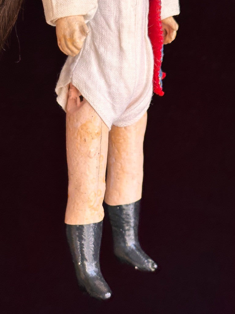 Antique German 8” Gebrüder Kuhnlenz 44-10 Bisque Head Doll