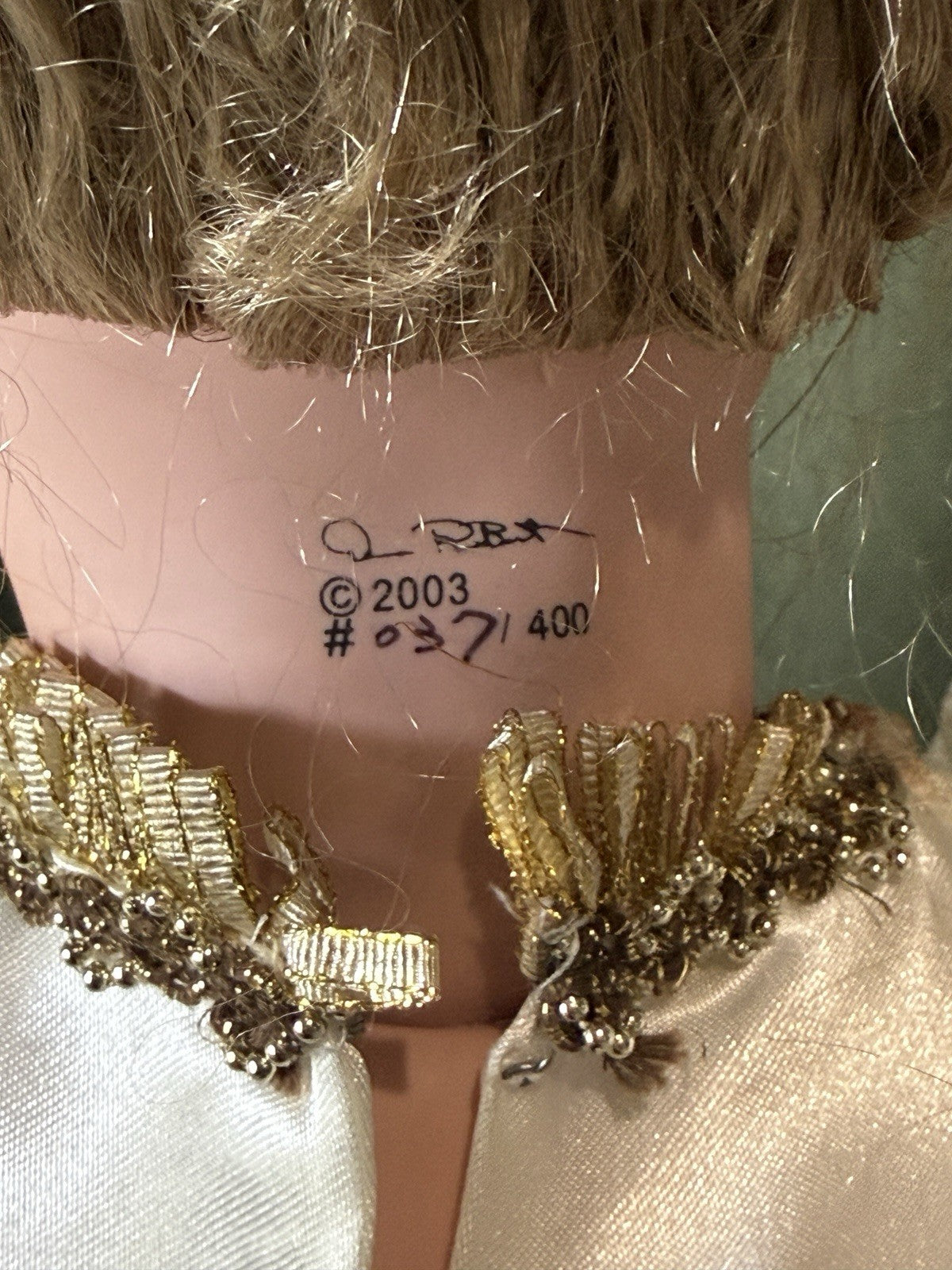 Huge Original 42” Porcelain Doll “Dienna” by Donna Rubert LE 400
