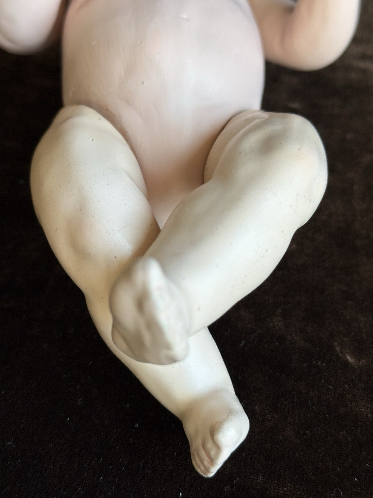 Antique German 10.5” Gebruder Heubach 8191 Bisque Head Character Baby Boy Doll
