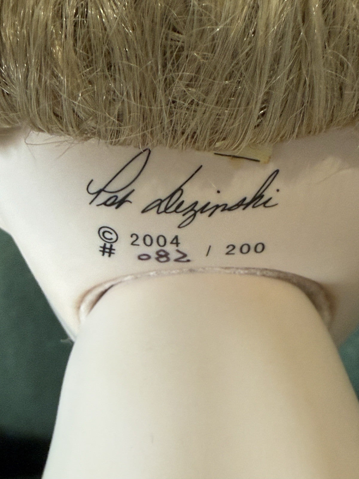Collectible Porcelain 34” Doll “Kathleen” by Pat Dezinski and Rustie LE200
