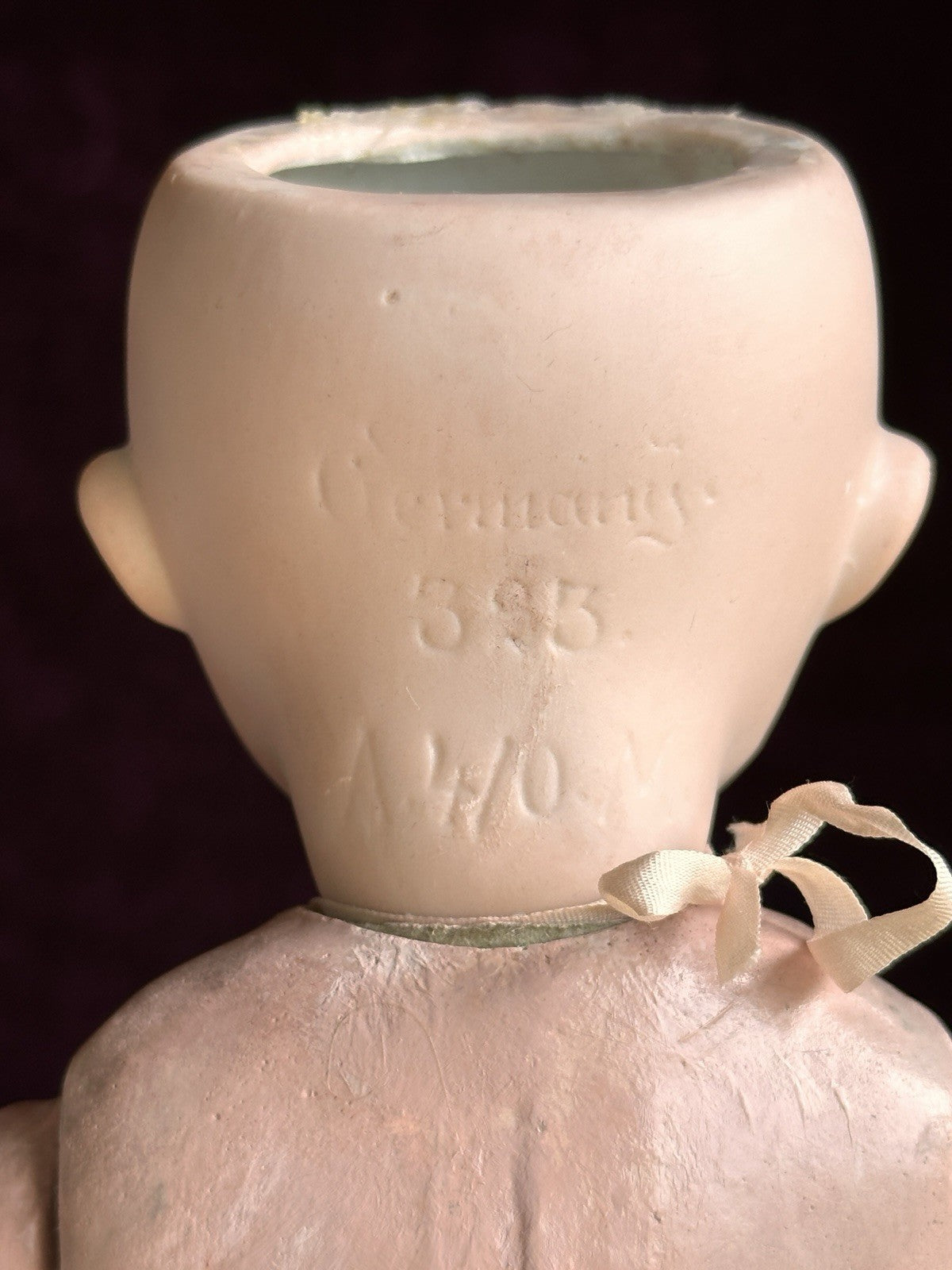 Large Antique German 10” Armand Marseille 323 Googly Eyes Bisque Head Doll