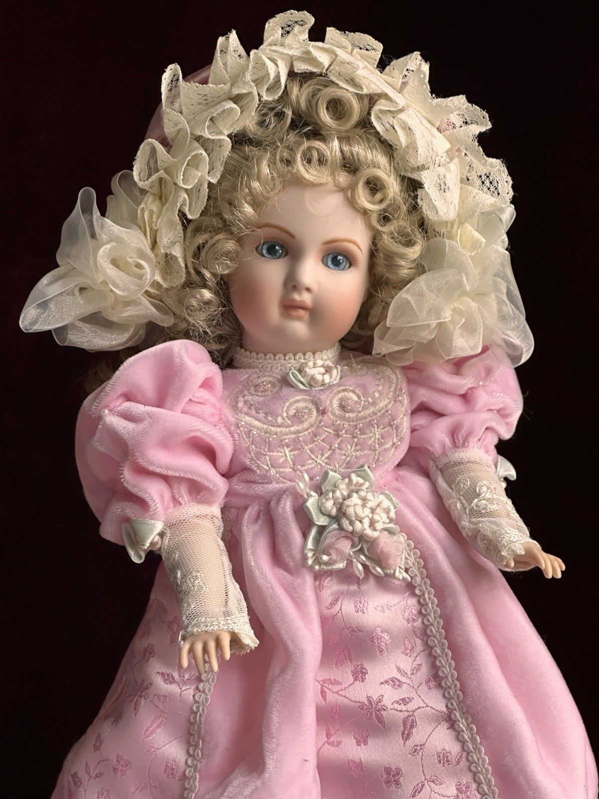 Patricia  Loveless 14" Porcelain Reproduction of Antique French Bebe Doll LE 200