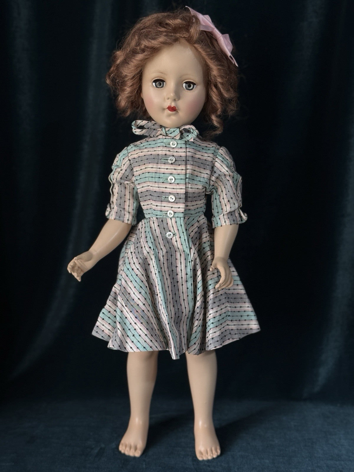 Lot Of 5 Vintage American Character Plastic 14”-23” Dolls For Project/Repair