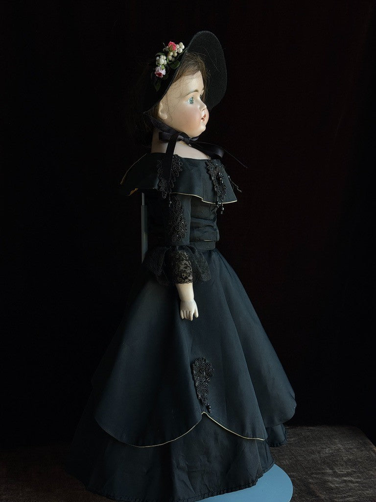 Antique German 26” Kestner Alphabet Series Bisque Shoulder Turned Head Doll