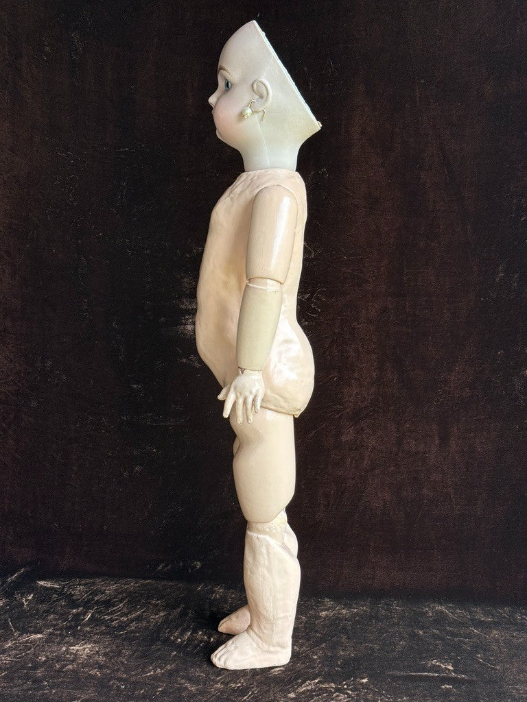 Vintage 24” Reproduction Bisque Jumeau Head on Original Antique French Body