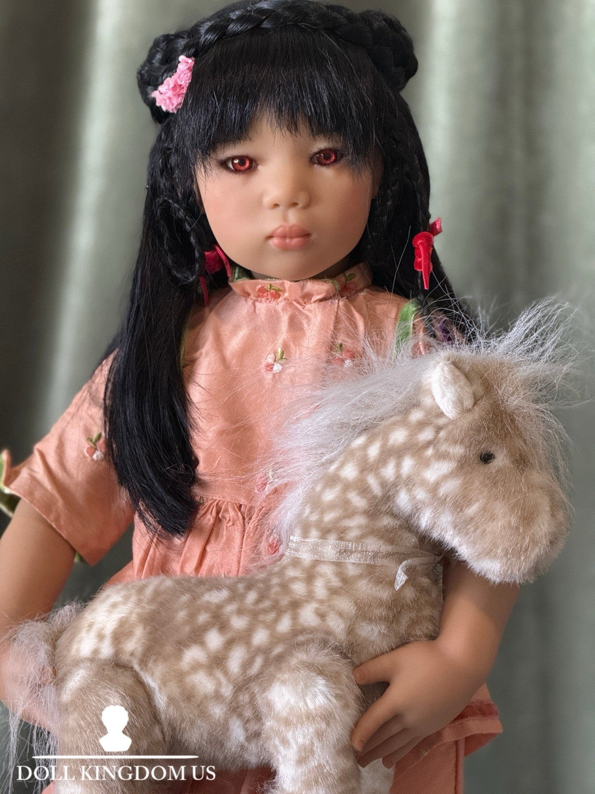 MIB Vinyl Annette Himstedt 26” Doll “Mia Yin” 1999 Box/COA/Tag