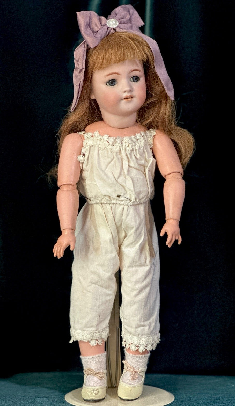 Antique German Simon Halbig Mold 550 20” Doll Bisque Head Composition Body