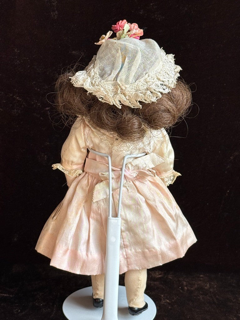 Rare Antique German 7.5” Kestner 155 Miniature Bisque Head Doll