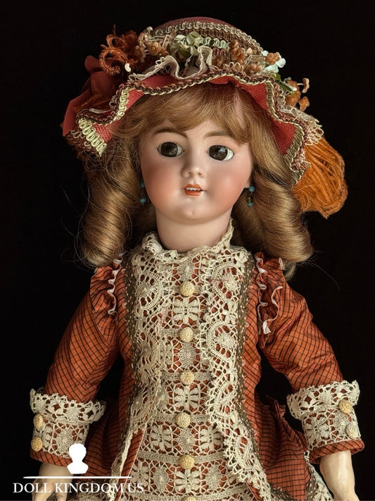 Antique German/French 23” Tete Jumeau Simon Halbig Dep Bisque Head Walker Doll