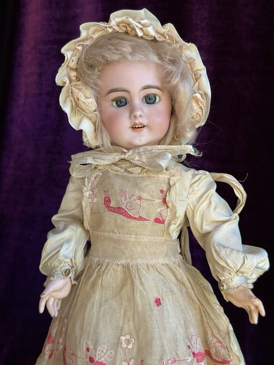 Antique French 19” Jumeau Dep Bisque Head Doll