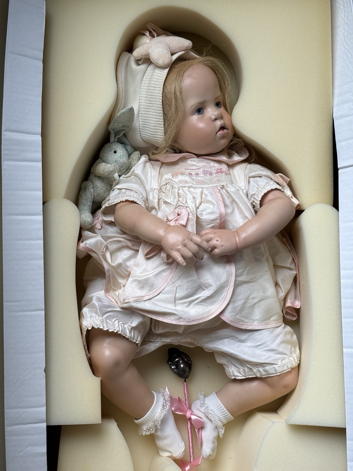 German 23” Hildegard Gunzel Wax Over Porcelain Emily Doll in Box LE USA 25