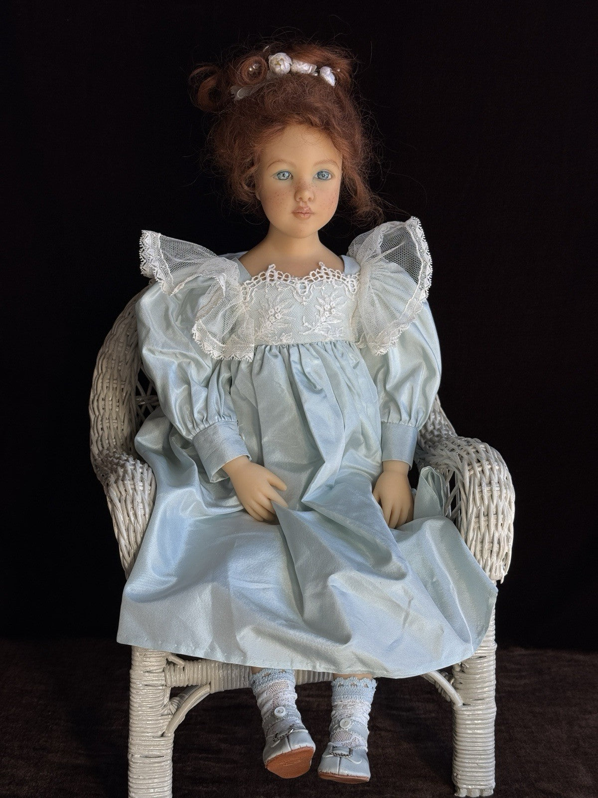 Collectible French Heloise 21” Resin/Cloth Charlotte Doll LE 100