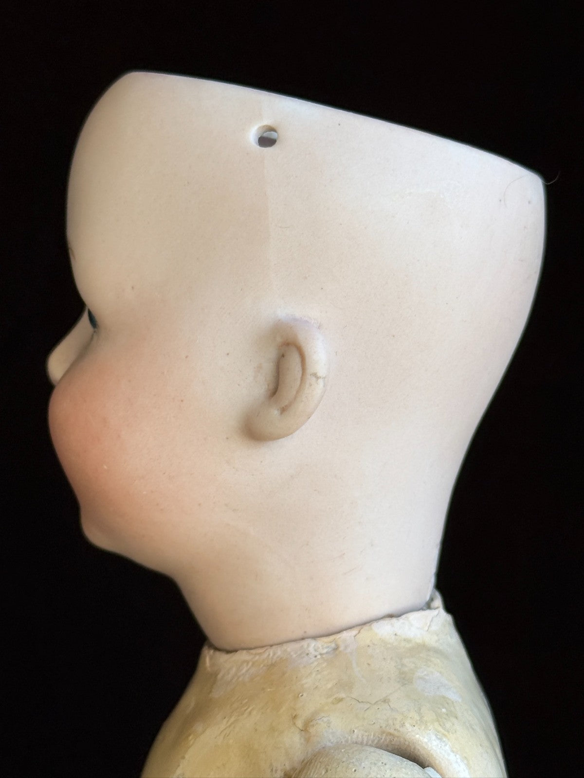 Antique German 12” Gebruder Heubach 8413 Bisque Head Character Boy Doll